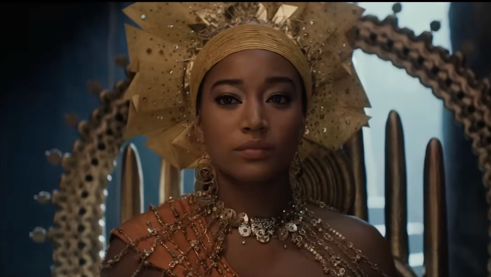 Amandla Stenberg as Princess Amari in a still from ‘Children of Blood and Bone’ (Image Source: YouTube | Paramount Pictures)