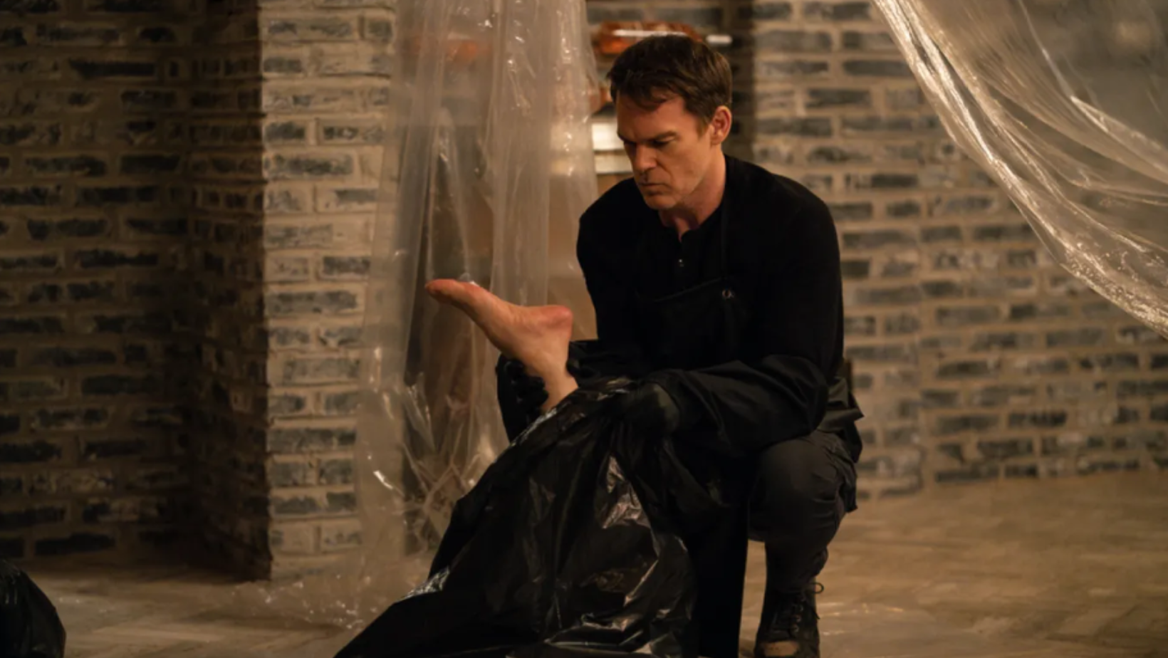 Michael C. Hall as Dexter Morgan on ‘Dexter: Resurrection’.  (Image credit: Matt Infante/Paramount+)