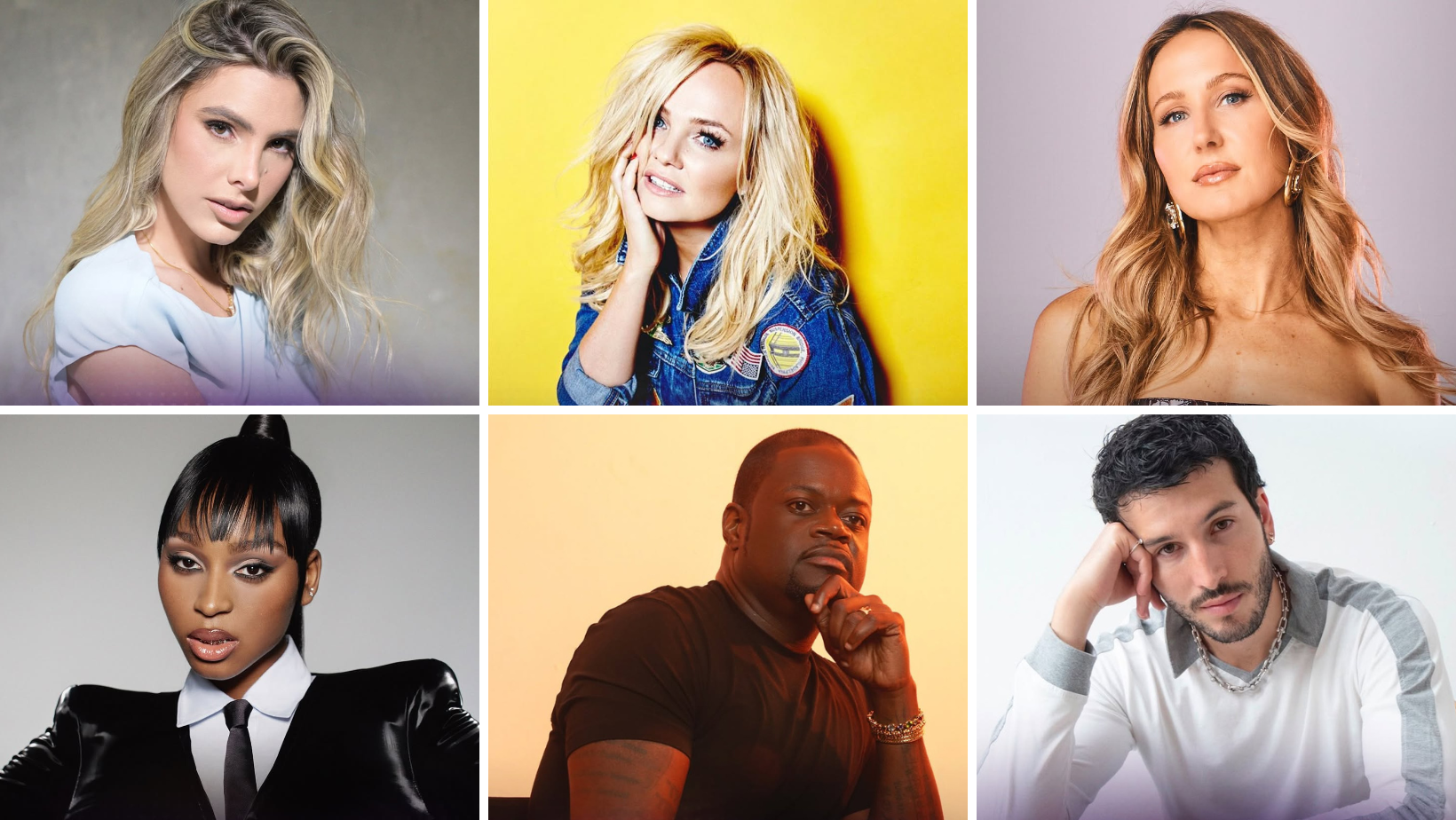 (L-R, top to bottom) Lele Pons, Emma Bunton, Nikki Glaser, Normani, Poo Bear and Sebastián Yatra appear as celebrity guests for the ‘America’s Got Talent’ Judges’ Callbacks (Cover Image Source: Instagram | @agt)