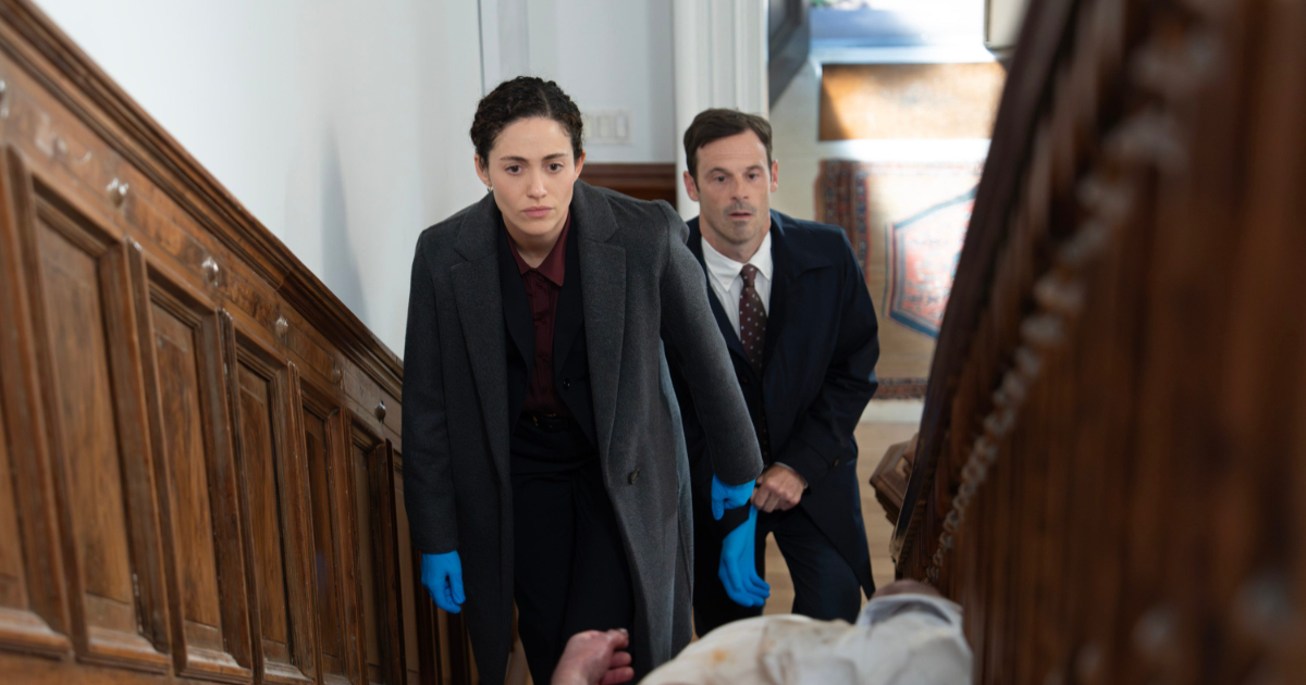 Emmy Rossum as Alice Black in a still from 'Furious' (Image Source: X | @hulu)