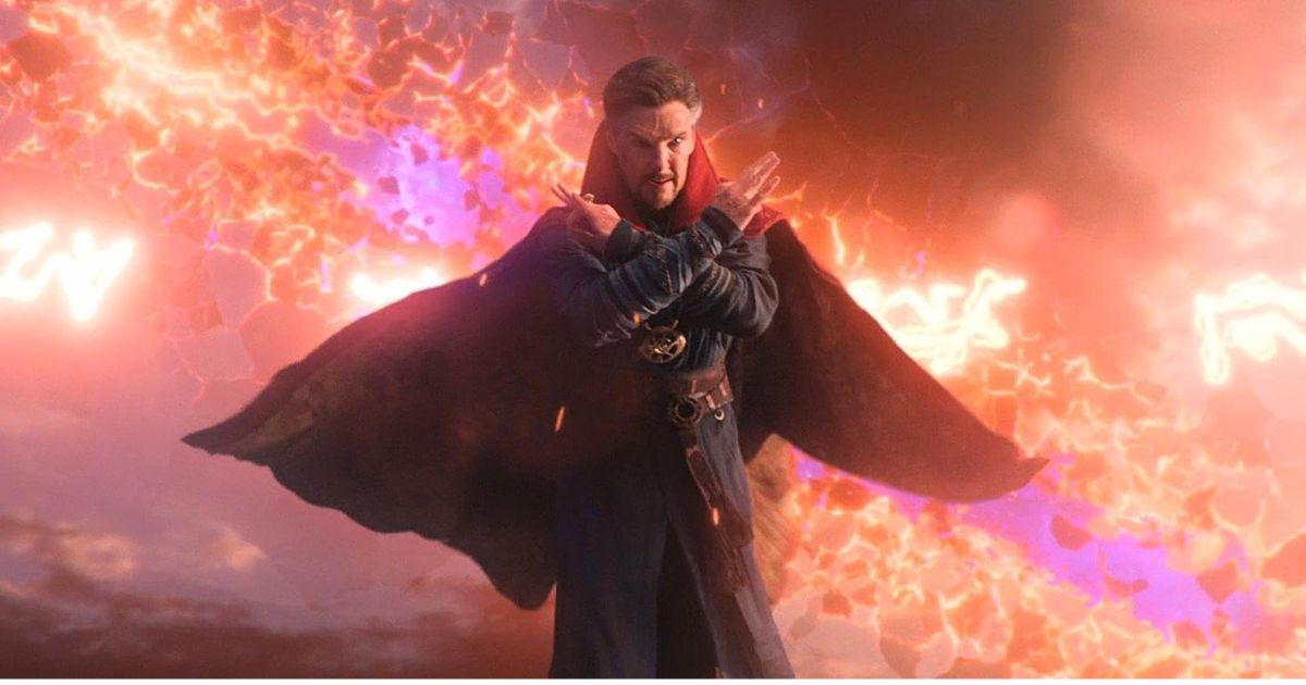 Benedict Cumberbatch in a still from 'Spider-Man: No Way Home'