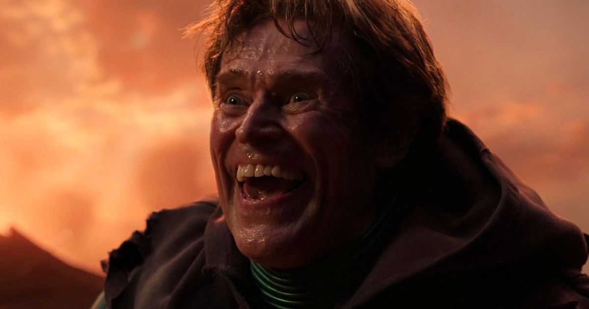 Williem Dafoe in a still from 'Spider-Man: No Way Home'