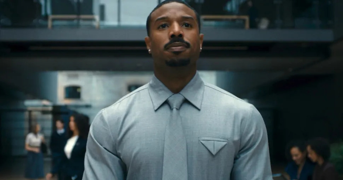 A screengrab of Michael B. Jordan as Thomas Crown taken from 'The Thomas Crown Affair' official teaser trailer (Image Source: YouTube | @AmazonMGMStudios)