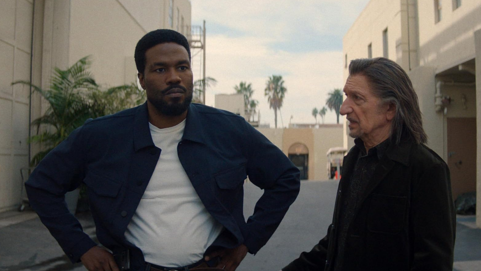 Yahya Abdul-Mateen II as Simon Williams and Ben Kingsley as Trevor Slattery discuss their next move in ‘Wonder Man’ (Image Source: Marvel Television | Disney+)