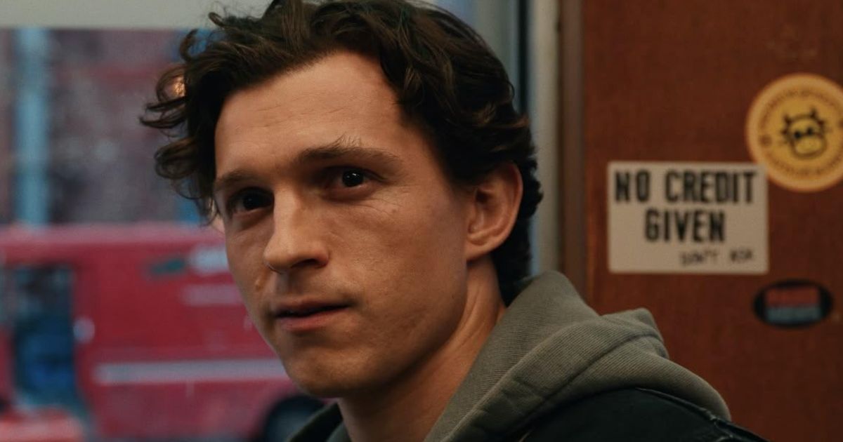 Tom Holland in a still from 'Spider-Man: Brand New Day'