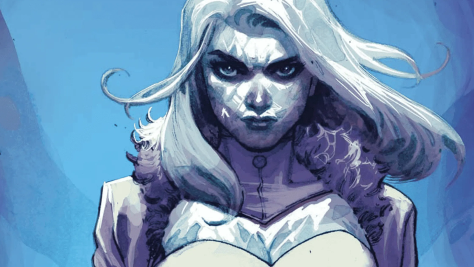 Emma Frost appears in artwork from Marvel Comics (Image Source: Marvel Comics)