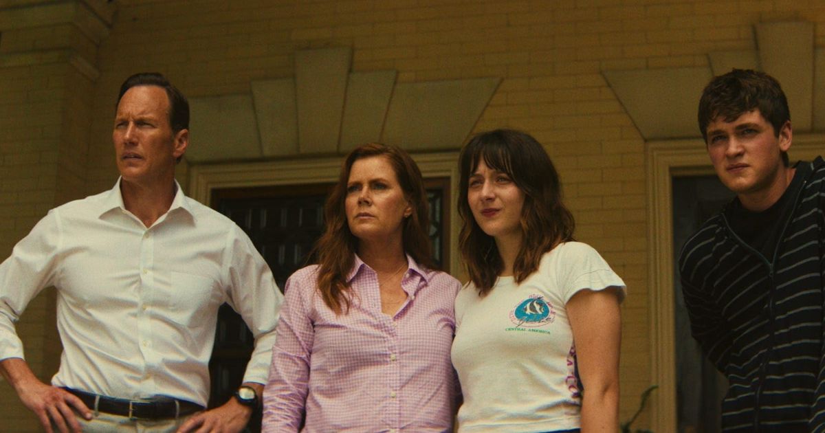 Amy Adams, Patrick Wilson, Joe Anders, and Lily Collias in a still from 'Cape Fear'