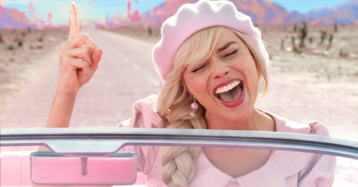 Margot Robbie in a still from 'Barbie' (Image Source: Instagram | @barbiethemovie)