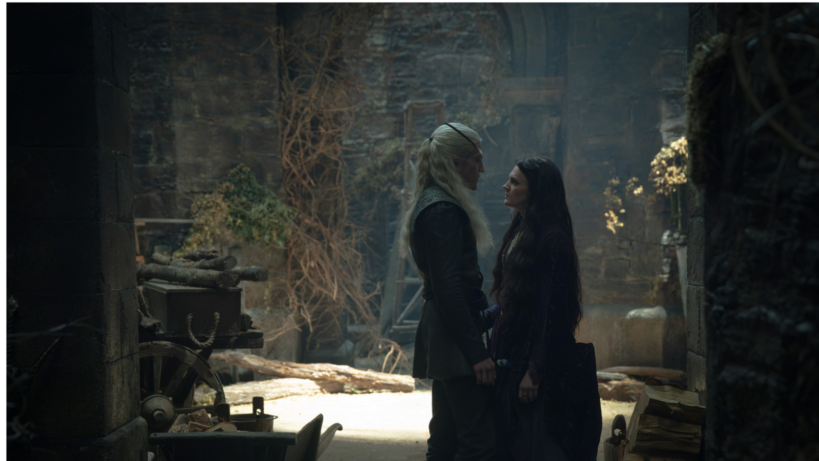 Still of Aemond and Alys from 'House of the Dragon'
