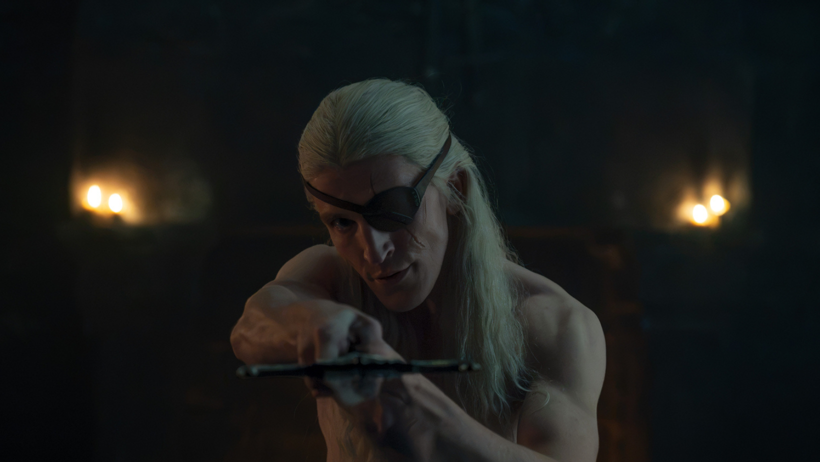 Still of Aemond from 'House of the Dragon'