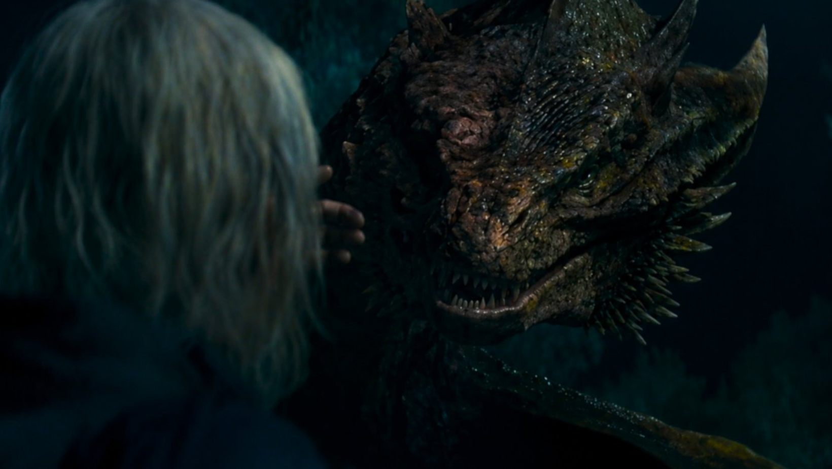 Still of Aegon and Sunfyre from 'House of the Dragon'