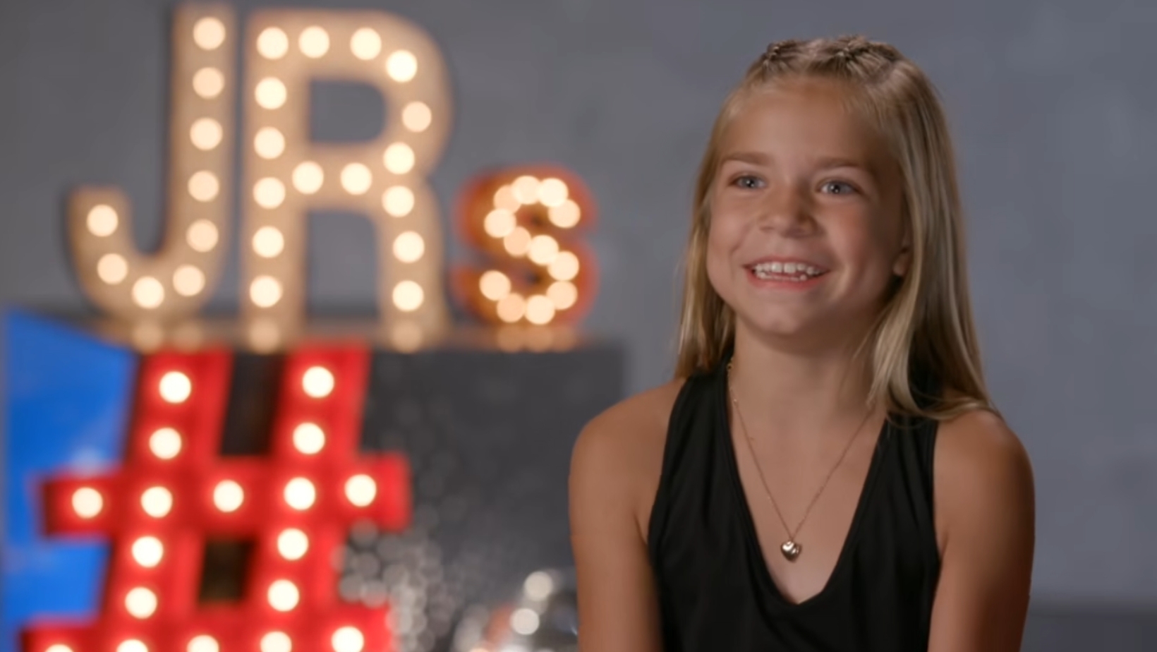 A still from 'DWTS: Juniors' featuring Kamri Peterson (Image Source: ABC)