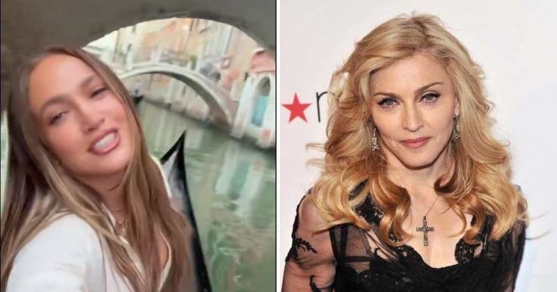Jennifer Lopez recreates Madonna's 'Like a Virgin' gondola scene in viral video from Venice