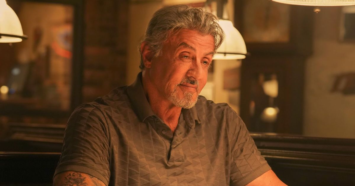 Sylvester Stallone in a still from 'Tulsa King'