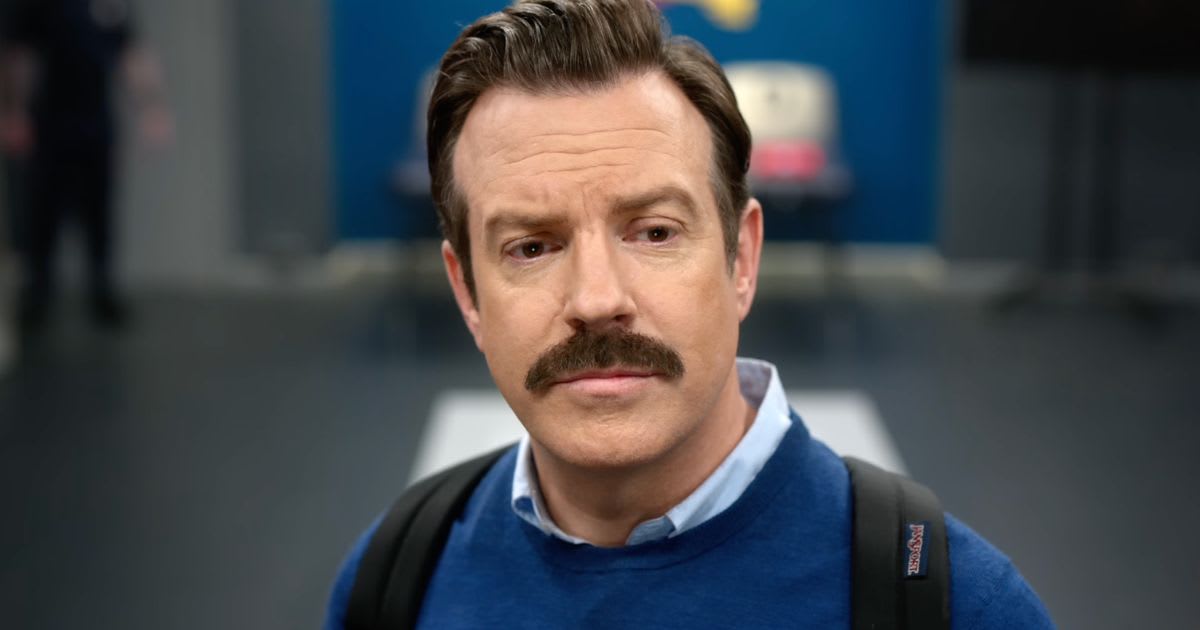 Jason Sudeikis in a still from 'Ted Lasso'