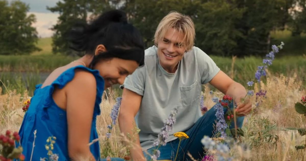 Noah LaLonde and Nikki Rodriguez in a still from 'My Life with the Walter Boys'
