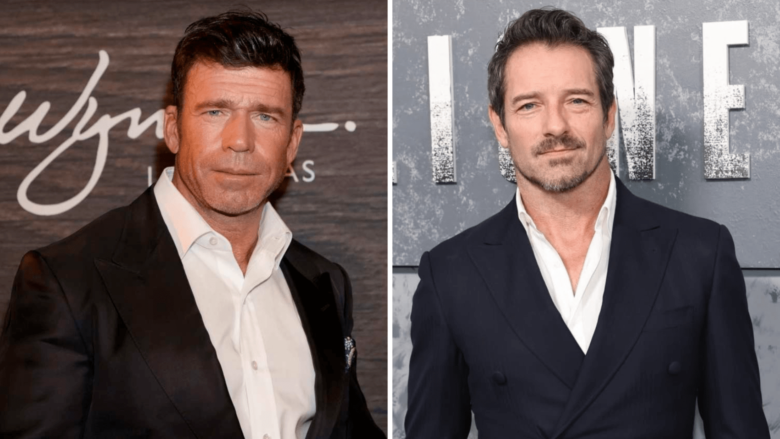 Taylor Sheridan attends the world premiere of ‘1883’ at Encore Beach Club at Wynn Las Vegas on December 11, 2021, in Las Vegas, Nevada, while Ian Bohen attends the ‘Lioness’ premiere (Cover Image Source: (L) Getty Images | Photo by Ethan Miller; (R) Instagram | Ian Bohen)