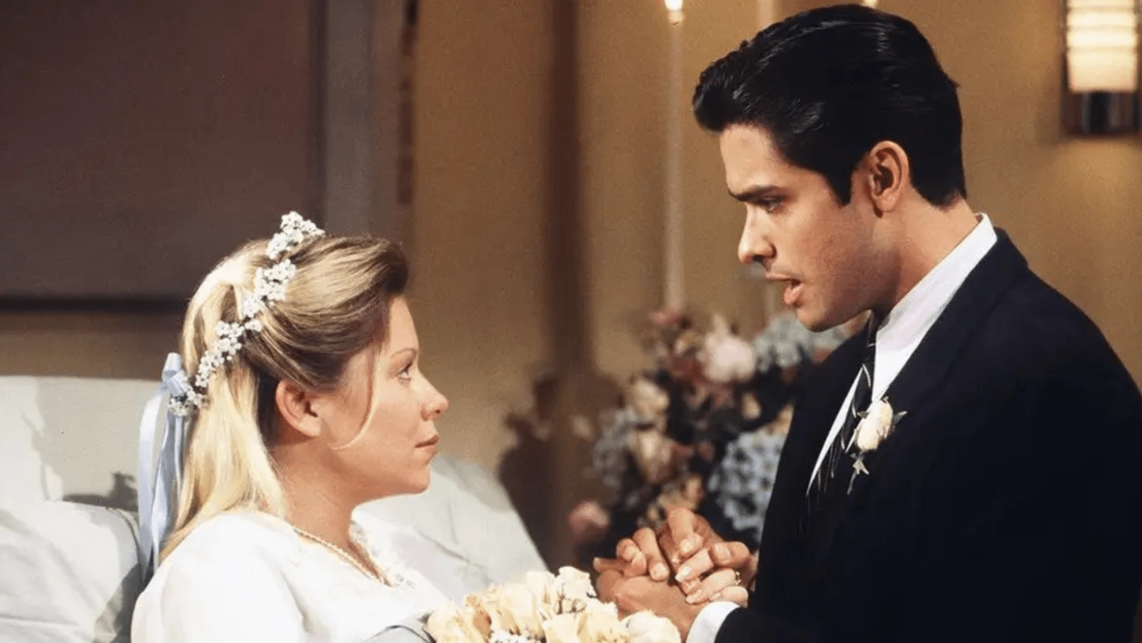 A still of Hayley and Mateo from 'All My Children'