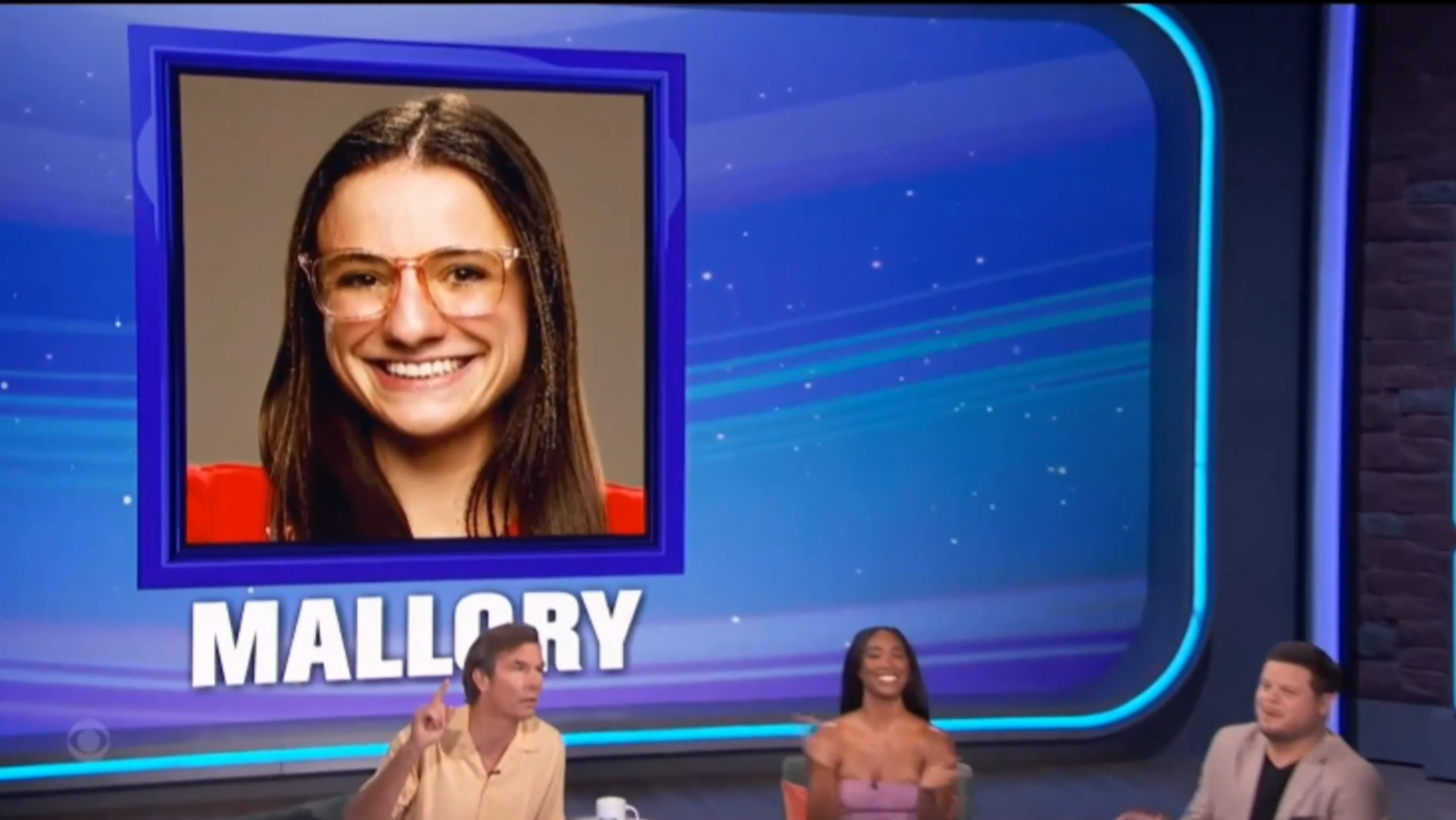 'BB Unlocked' hosts announcing Mallory as the winner