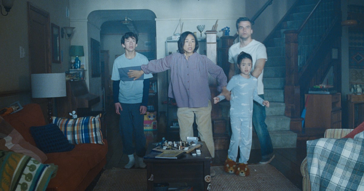 A still from 'The Last House' featuring cast members (Image Source: Netflix | Photo by Chris Baker)