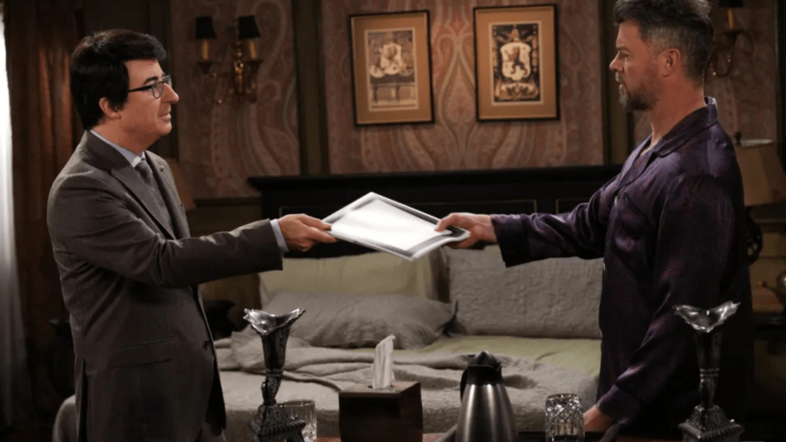 A still of EJ and Devlin from 'Days of Our Lives'