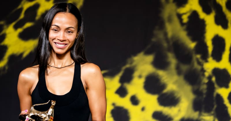 Zoe Saldana says it’s ‘frustrating’ when women and actors of color face political questions
