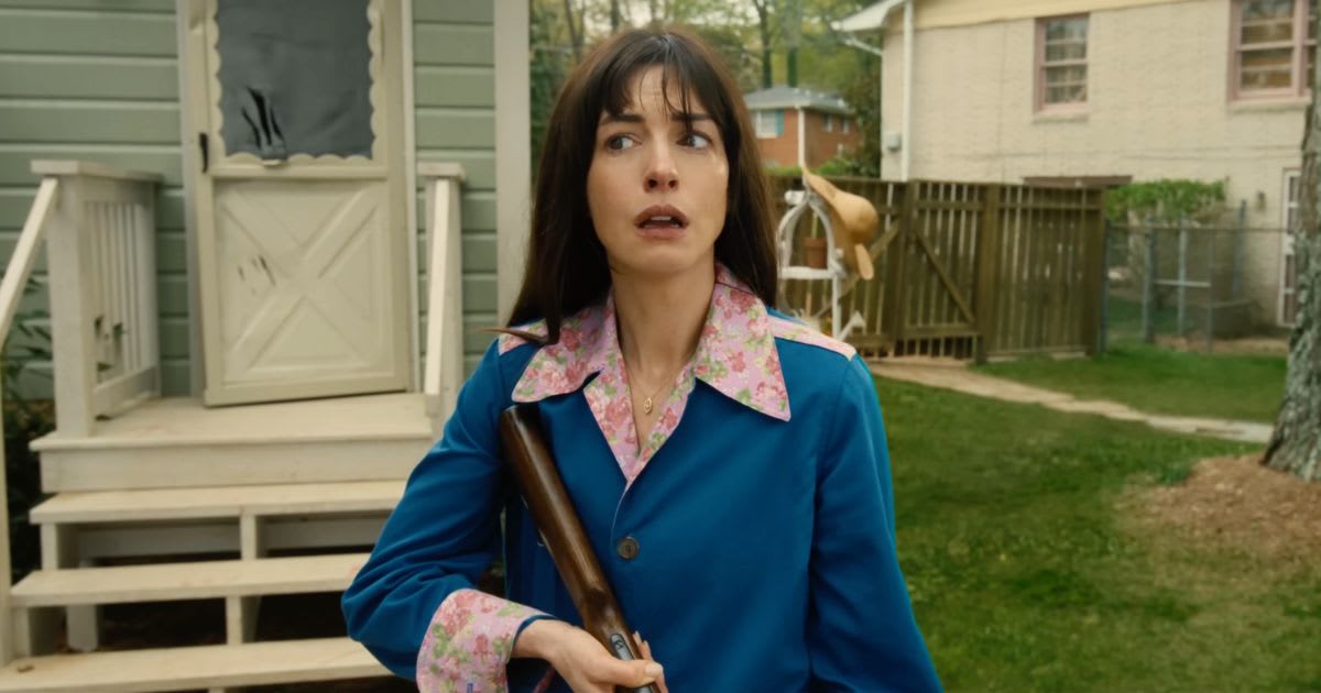 Anne Hathaway in a still from 'The End of Oak Street'