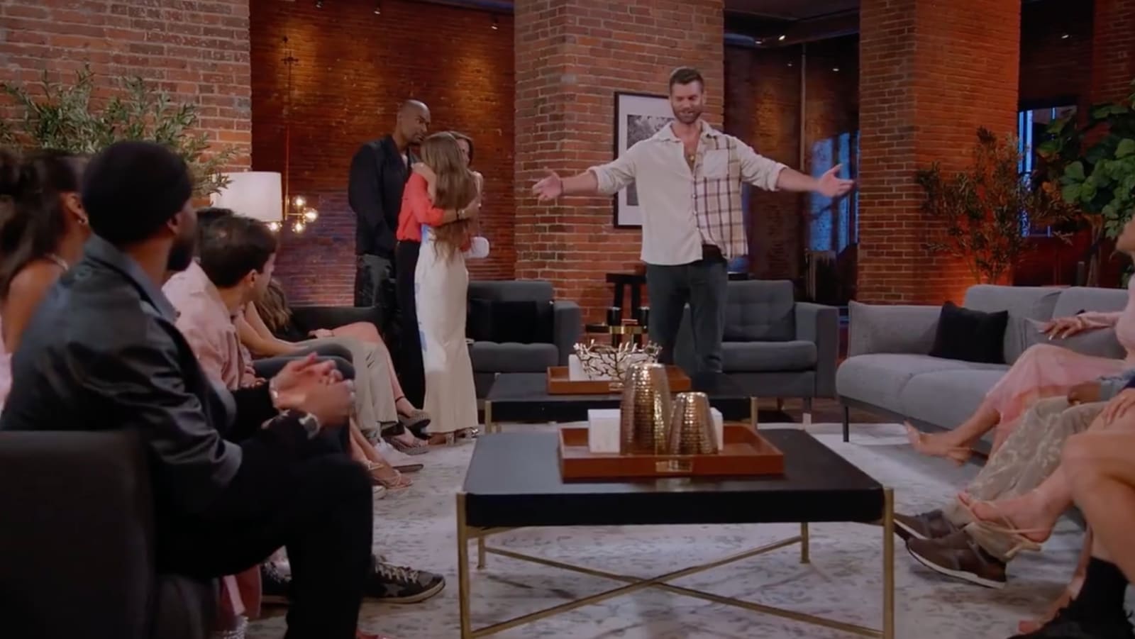 A still from  ‘Married at First Sight’ Season 20 Episode 14 featuring Nick and Courteney (Image Source: Peacock)