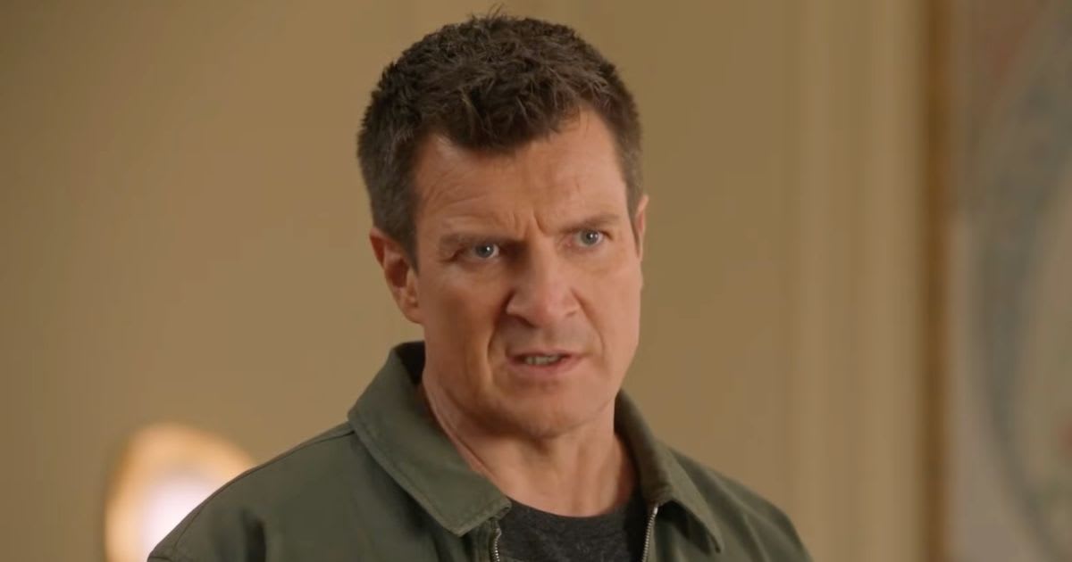 Nathan Fillion as John Nolan in a still from 'The Rookie' Season 8 trailer
