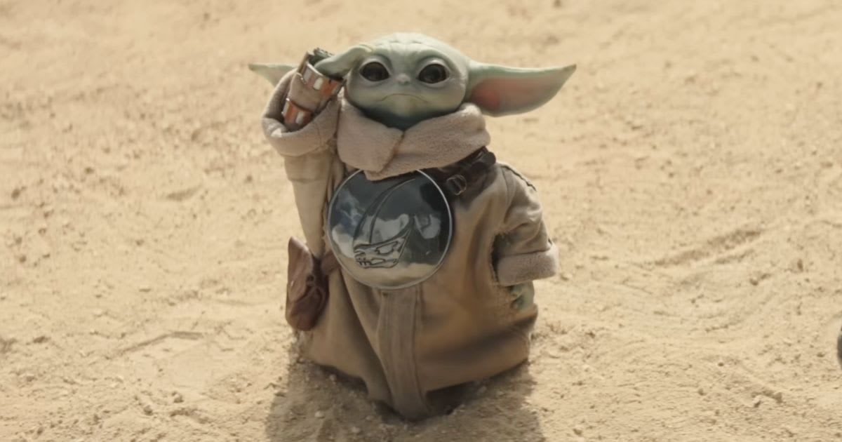 Grogu in a still from 'The Mandalorian and Grogu'