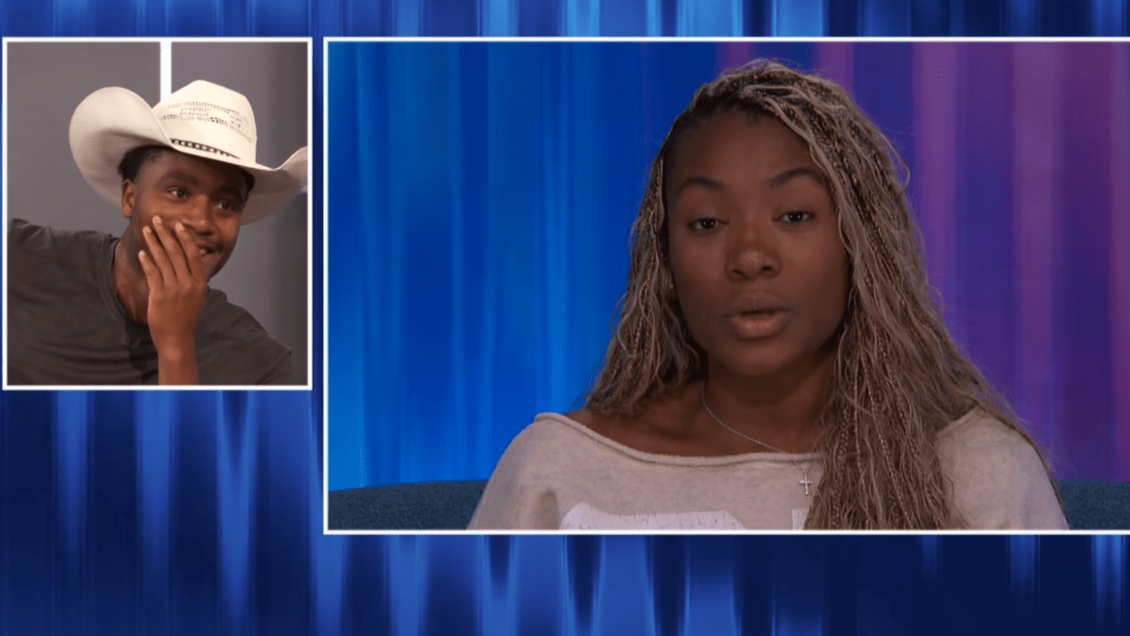 Chuk Anyanwu watches Taylor Brown’s goodbye message in ‘Big Brother 28’ (Cover Image Source: CBS)