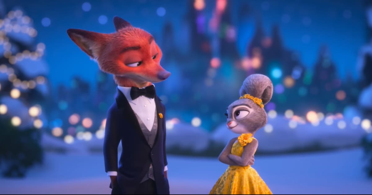 Animated Judy Hopps and Nick Wilde's screengrab taken from 'Zootopia 2' trailer (Image Source: YouTube | @disneyanimation)
