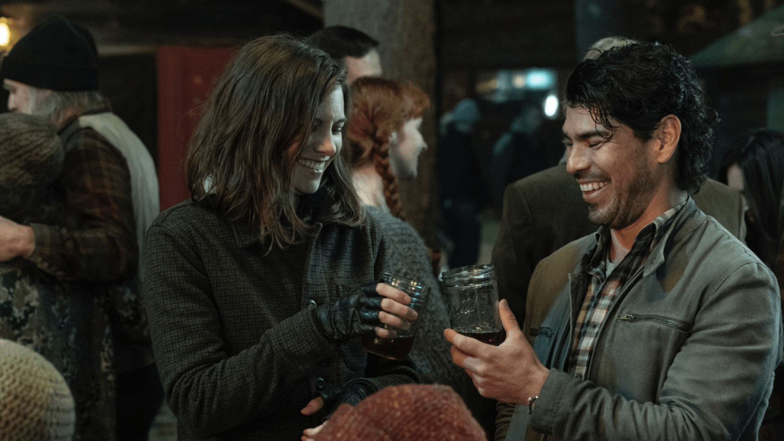 A still of Negan and Maggie from 'The Walking Dead: Dead City'