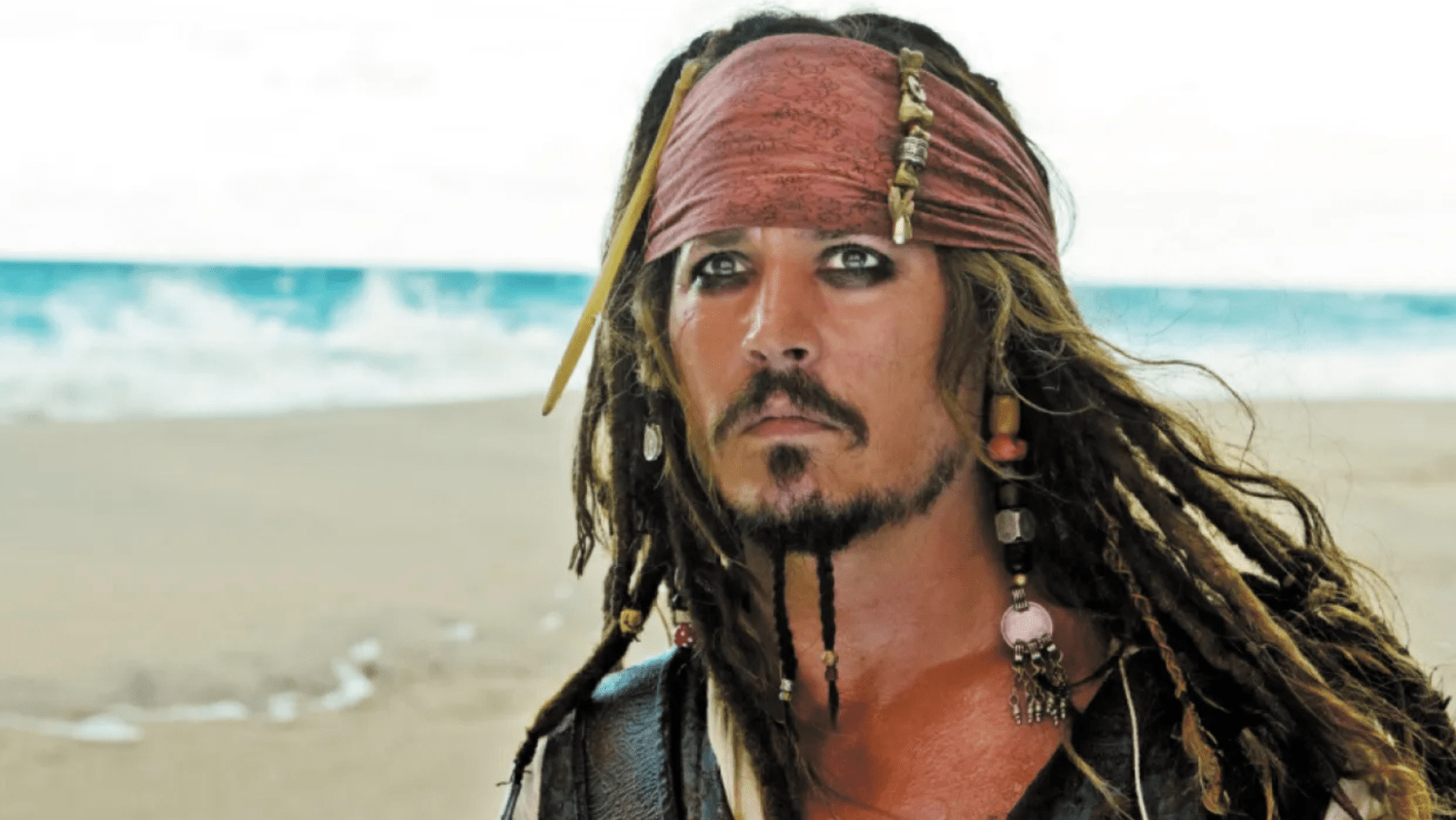 A still of Jack Sparrow from 'Pirates of the Caribbean'