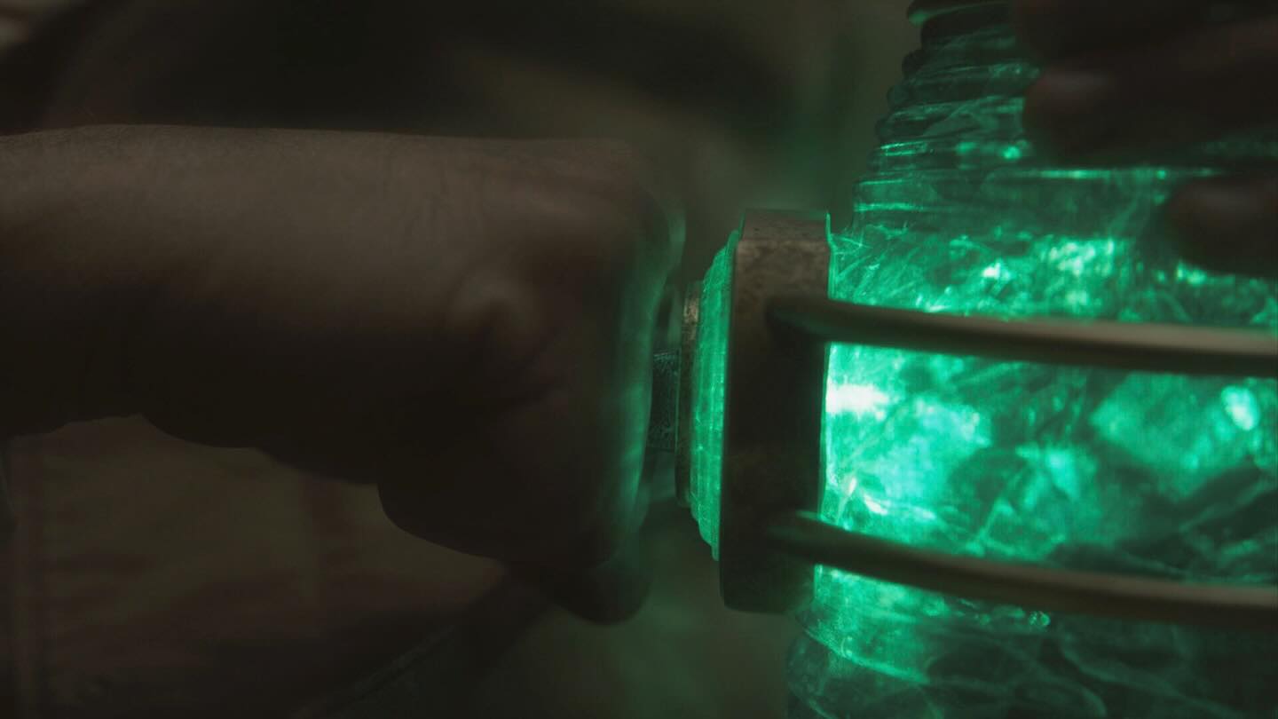 Nathan Fillion shares a close-up look at the glowing Green Lantern power ring. [Image source: Nathan Fillion/Instagram]