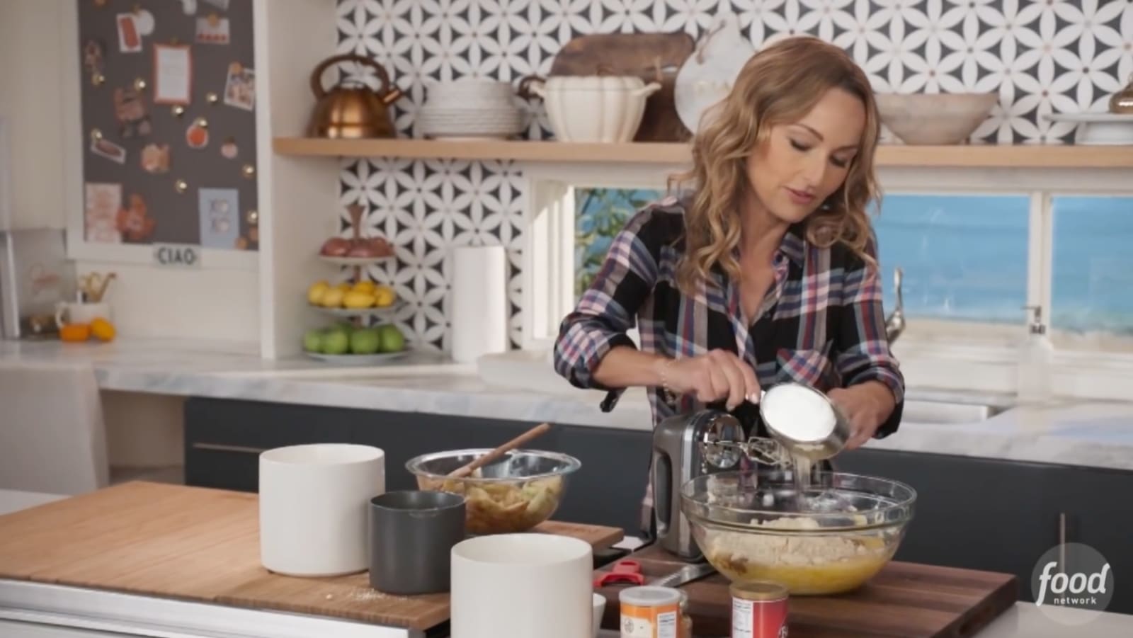 A still featuring Giada De Laurentiis from Giada's Holiday Handbook (Image Source: YouTube | @Food Network)