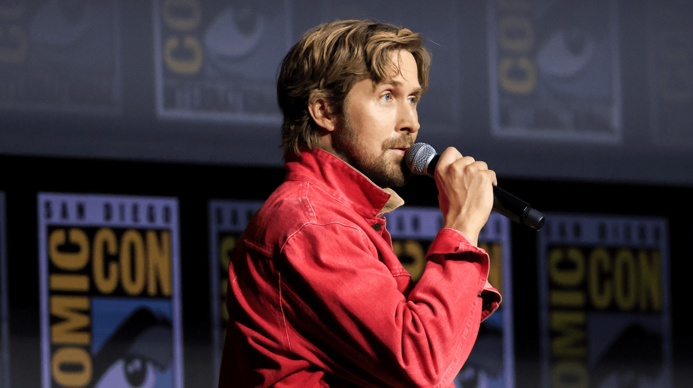 Ryan Gosling speaks onstage during the 2026 Comic-Con International: San Diego - Marvel Studios Hall H presentation at San Diego Convention Center (Image Source: Getty Images | Photo by Amy Sussman)