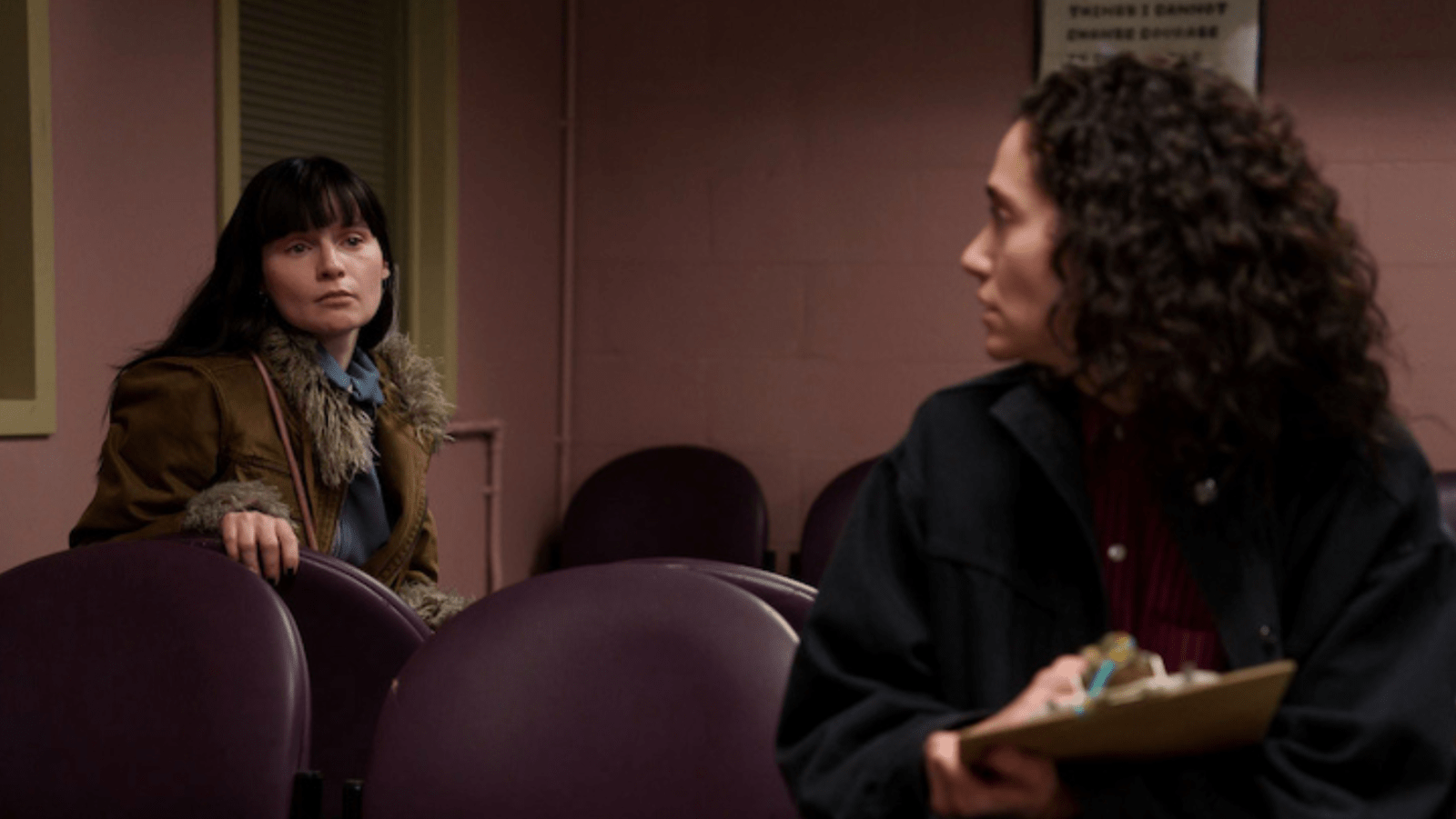 A still of Alice and Catherine in 'Furious'