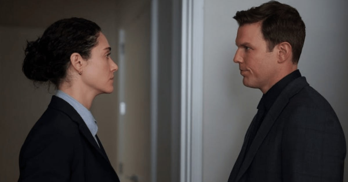 A still of Alice (Emmy Rossum) and Marshall (Jake Lacy) from 'Furious' (Cover Image Source: Hulu)