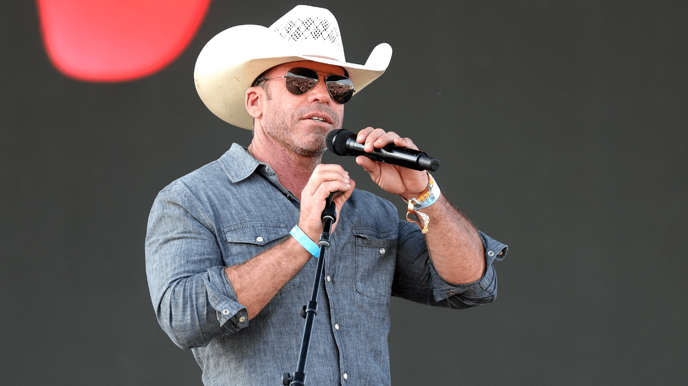 INDIO, CALIFORNIA - APRIL 30: Taylor Sheridan speaks onstage during Day 3 of the 2023 Stagecoach Festival on April 30, 2023 in Indio, California. (Image Source: Getty Images | Photo by Monica Schipper)