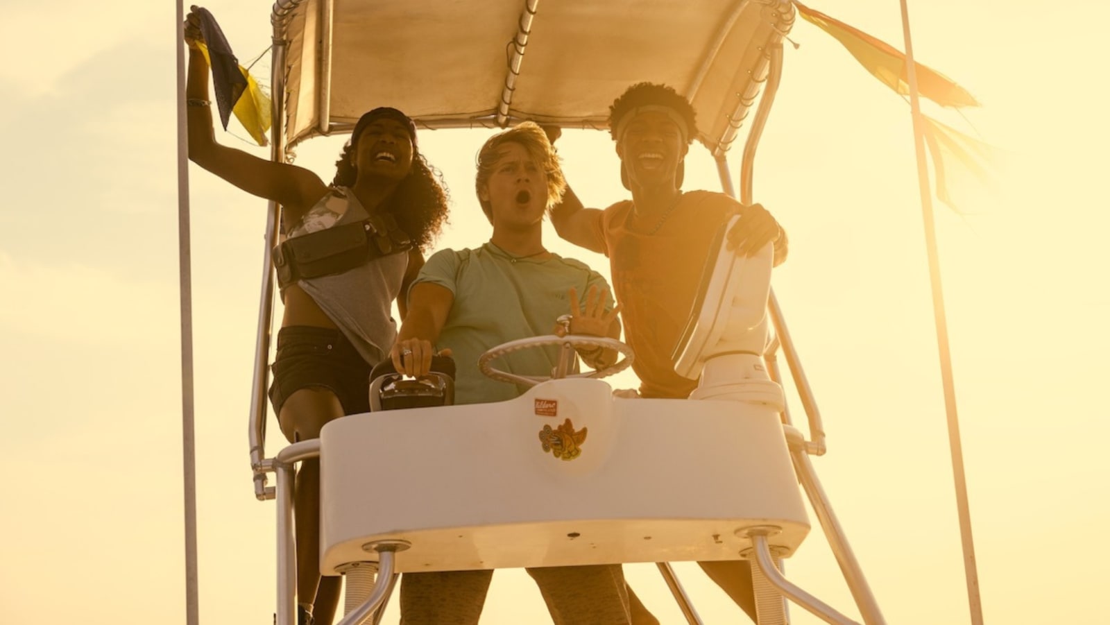 A still from ‘Outer Banks’ featuring Rudy Pankow as JJ (Image Source: @Netflix)
