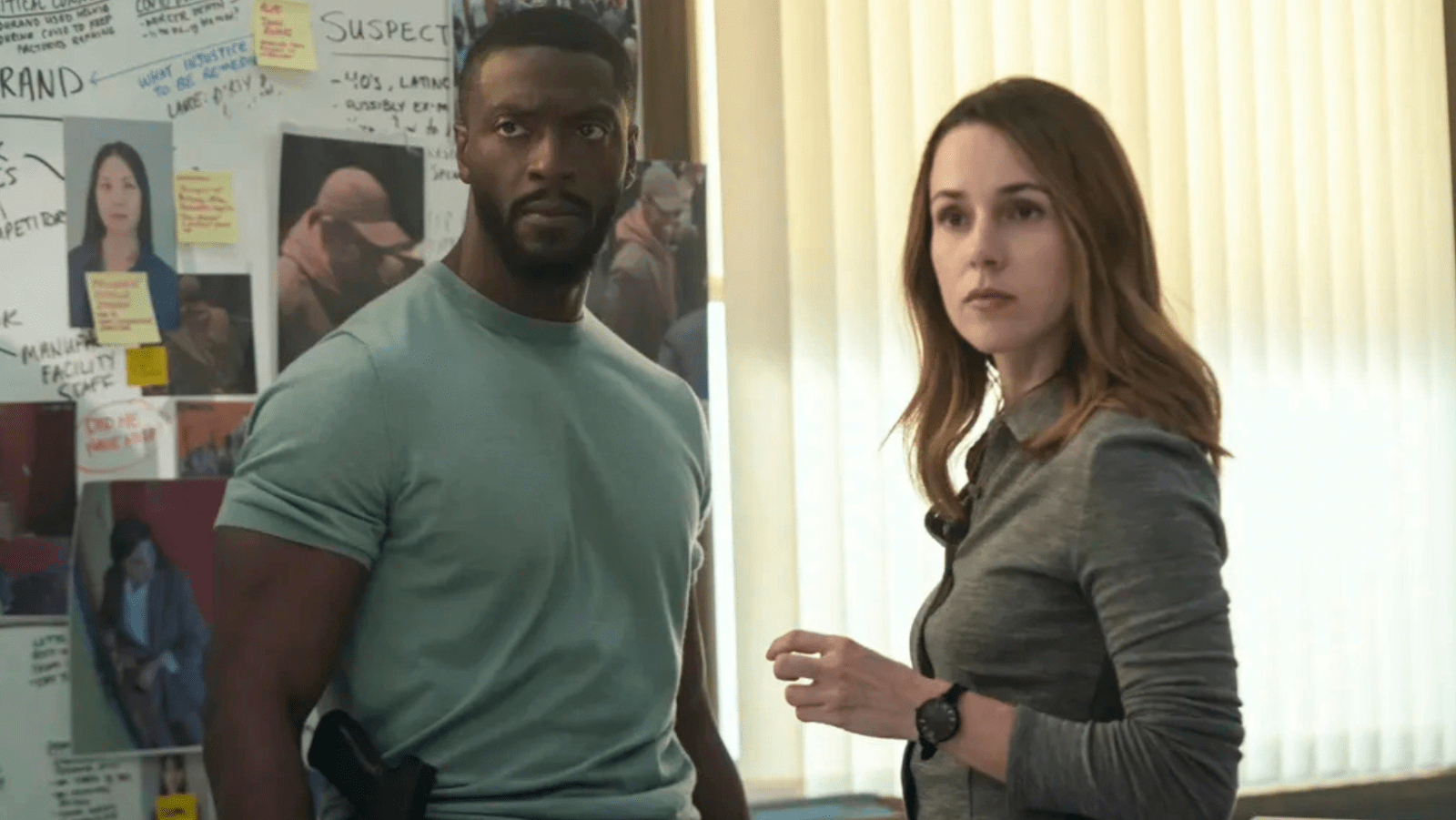 A still of Alex Cross and Kayla Craig from 'Cross'