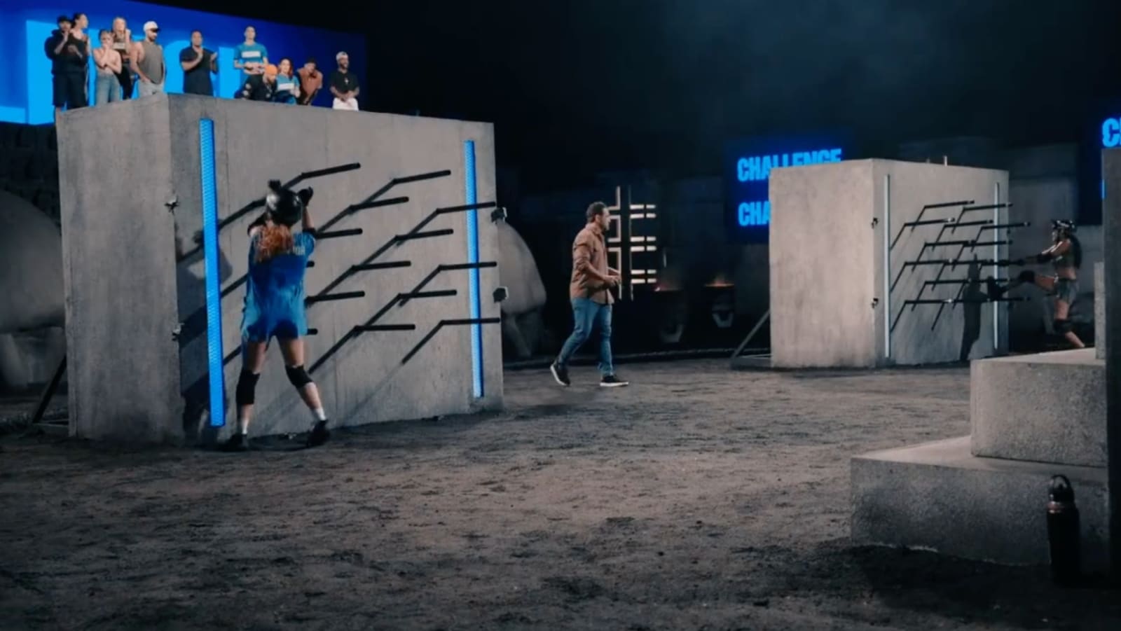 A still from ‘The Challenge’ 42 Episode 4 featuring the three teams (Image Source: Paramount+)