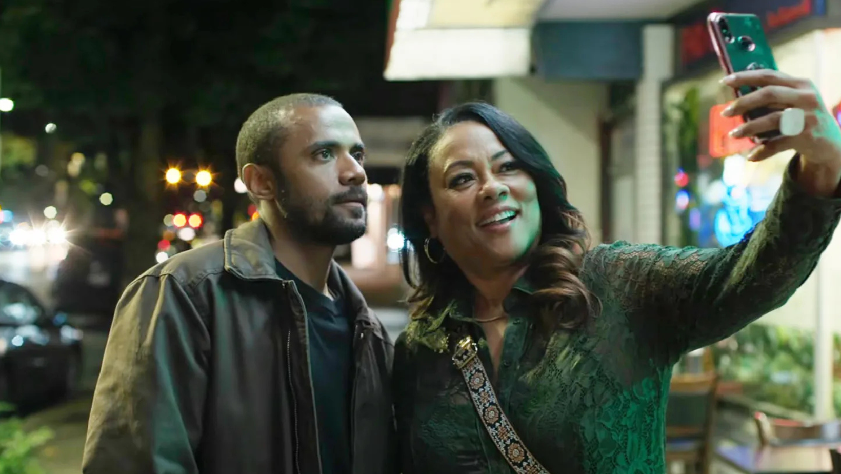A still of Monica and Anthony from 'The Dating App Killer: The Monica White Story'