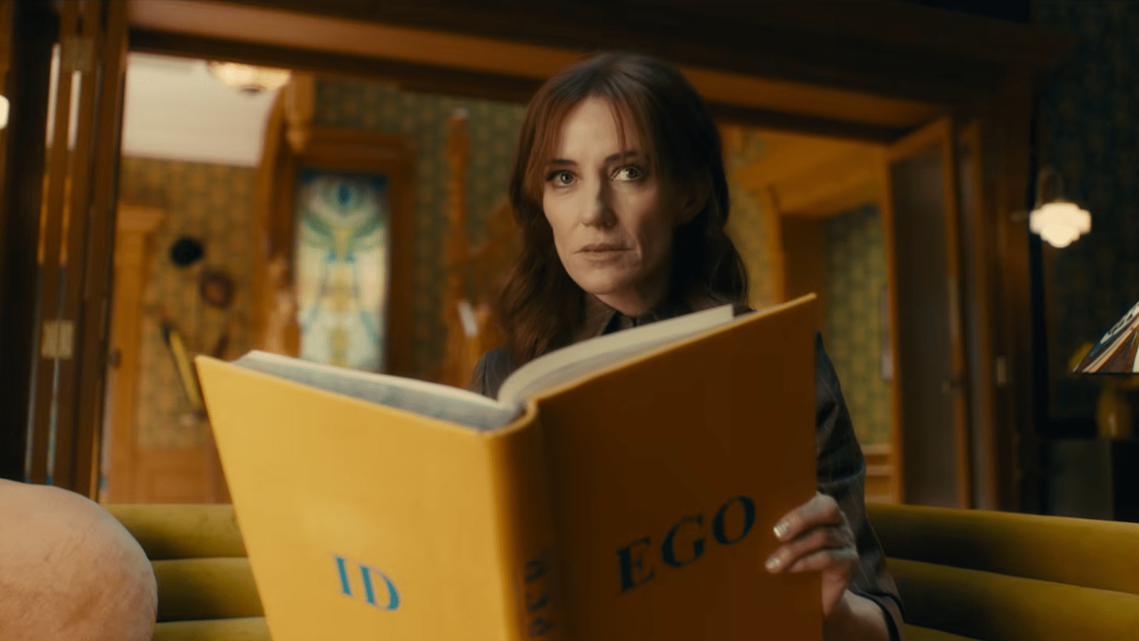 Orla Brady appears as the human avatar of F.R.I.D.A.Y. in 'VisionQuest' (Image Source: YouTube | Marvel Entertainment)