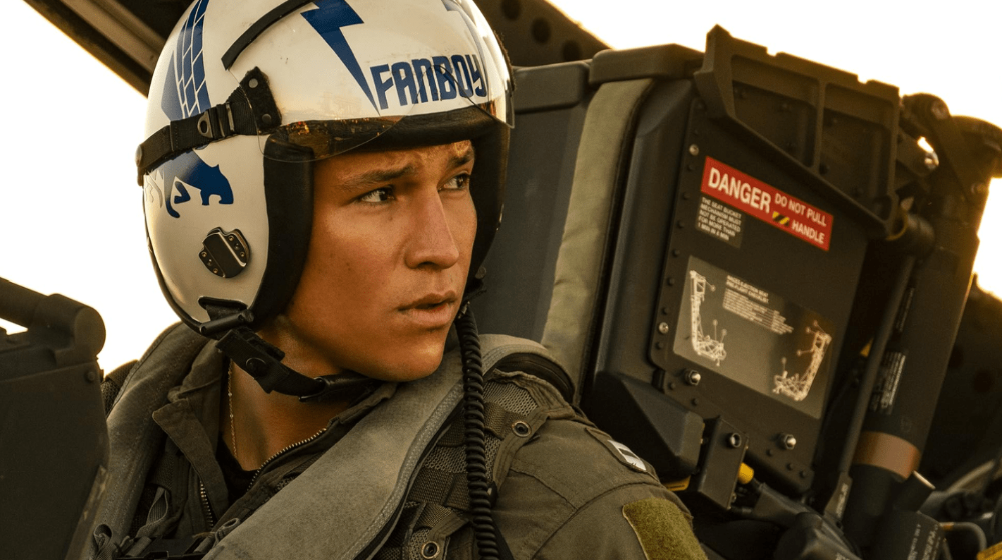 Danny Ramirez in 'Top Gun: Maverick' (Image Source: Paramount Pictures | Photo by Scott Garfield)