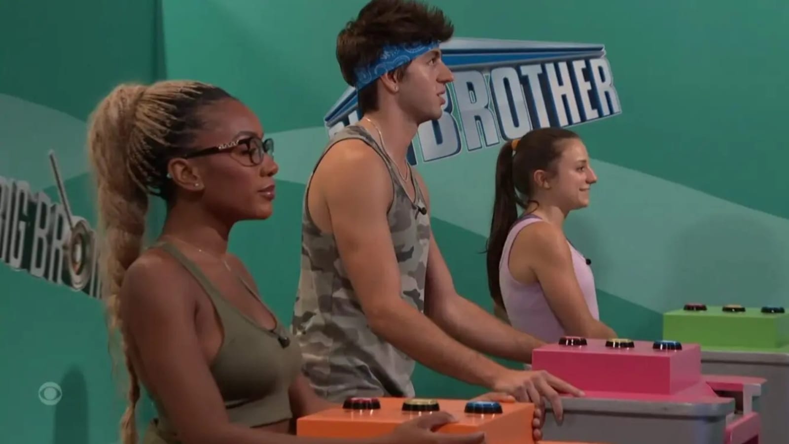A still from the latest ‘Big Brother’ episode featuring Taylor,