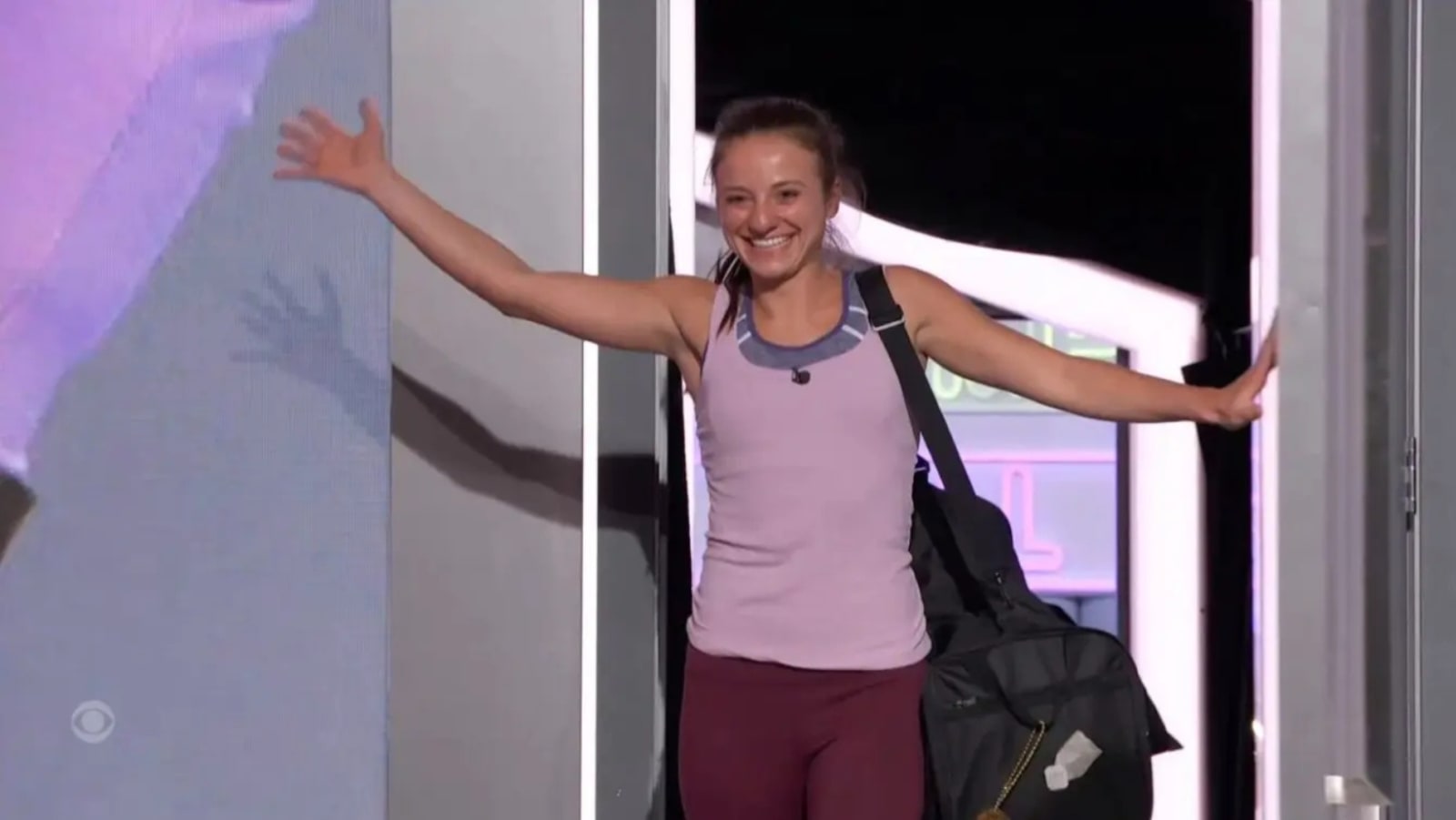 A still from the latest ‘Big Brother’ episode featuring Taylor, Drew, and Mallory from the BB Block Buster Competition (Image Source: @CBS)