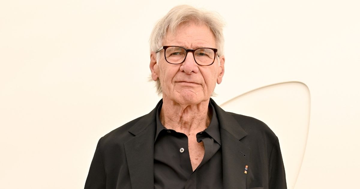 SANTA MONICA, CALIFORNIA - FEBRUARY 03: Harrison Ford attends the Apple TV Press Day at Barker Hangar on February 03, 2026 in Santa Monica, California. (Photo by Axelle/Bauer-Griffin/FilmMagic)