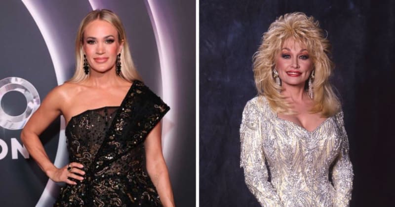 Carrie Underwood honors Dolly Parton in custom 'DP' jacket during emotional tribute
